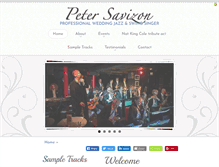 Tablet Screenshot of petersavizon.com